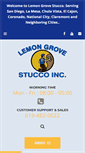 Mobile Screenshot of lemongrovestucco.com