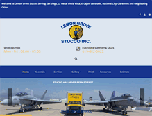 Tablet Screenshot of lemongrovestucco.com